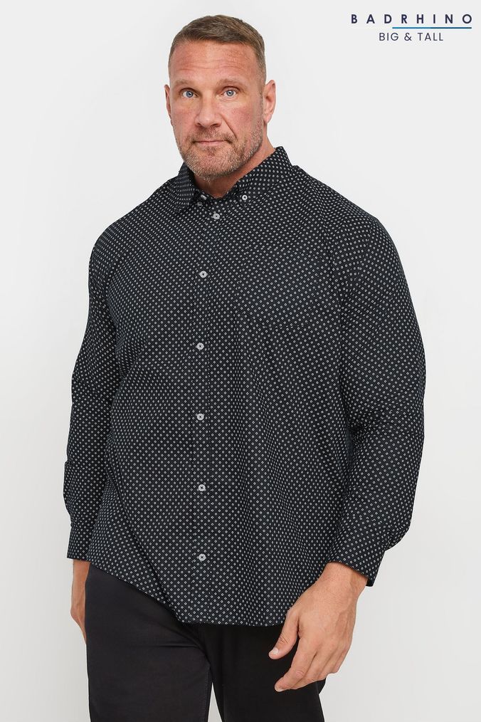 Buy Men s Print Partywear Shirts Online Next UK