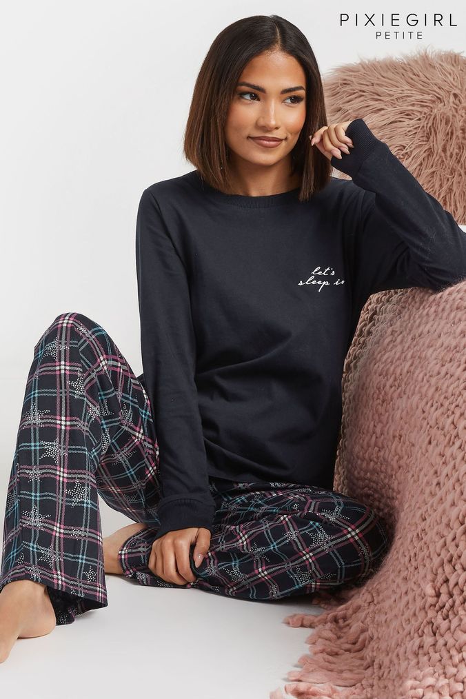 Buy Women s Petite 100 Cotton Regular Loungewear Online Next UK