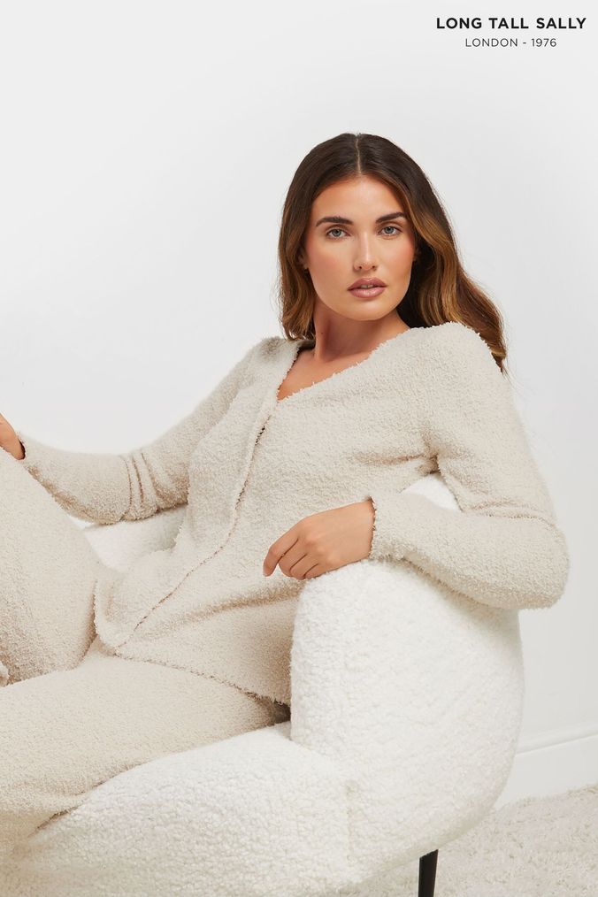 Buy Women s Cardigans 18 Natural Long Tall Sally V Neck Long Sleeve Knitwear Online Fmed eduShops