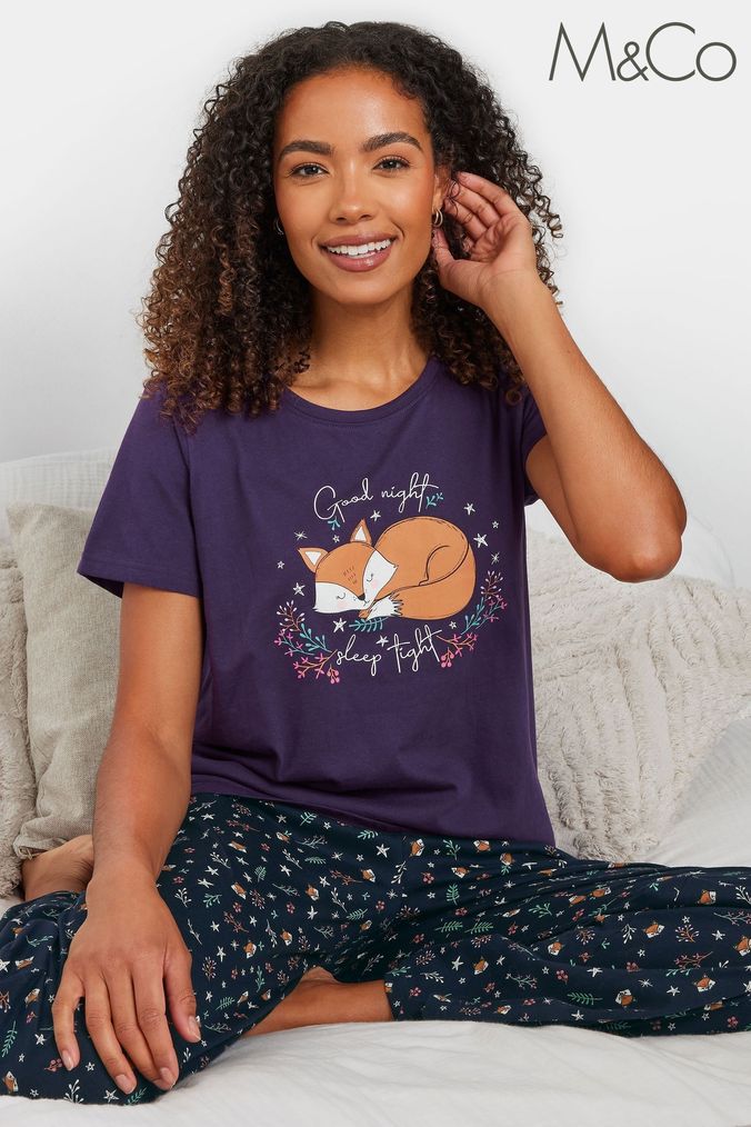 Buy Women s Pyjamas M Co Nightwear Online Next UK