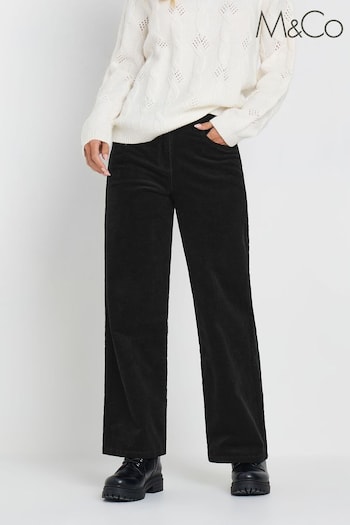 M&Co Black Co-ord Wide Leg Trousers (AU0825) | £39