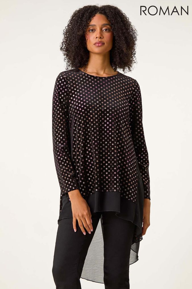 Buy Women s Pink Spots Tops Online Next UK