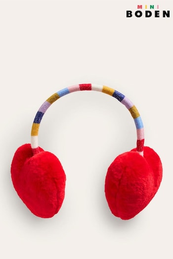 Boden Red Novelty Ear Muffs (AU1377) | £19