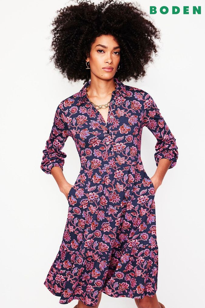 Next floral shirt dress shop