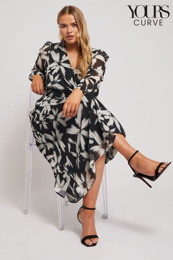 Next floral wrap dress on sale