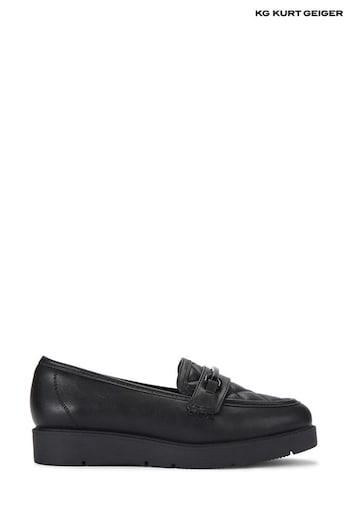 KG Kurt Geiger Morly Snaffle Black Loafers (AU2729) | £89