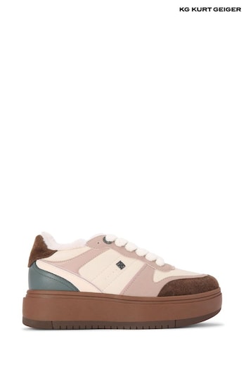 KG Kurt Geiger Pink Kick Skater Trainers (AU2737) | £119