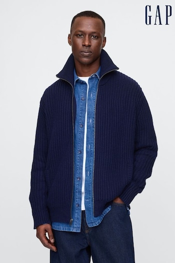 Gap Blue Full-Zip Jumper Cardigan (AU2823) | £60