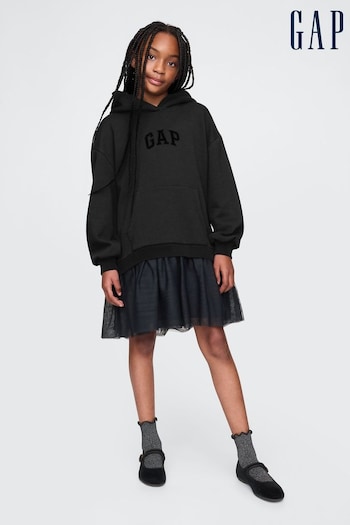 Gap Black Wicked Vintage Soft Sweatshirt Dress (4-13yrs) (AU3504) | £40