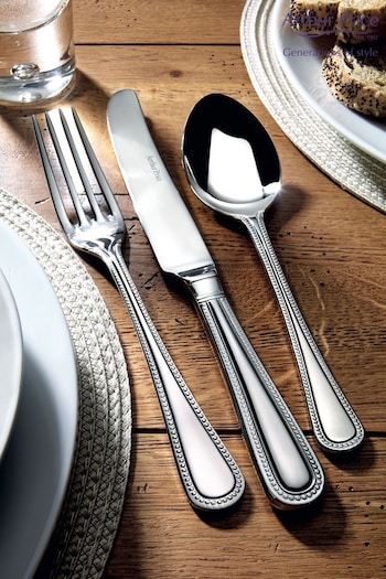 Arthur Price Stainless Steel Bead 48 Piece 12 Person Cutlery Set (AU3674) | £169