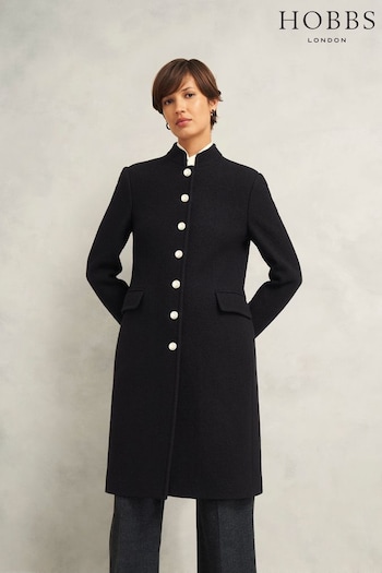 Hobbs Black Wilma Coat (AU3739) | £299