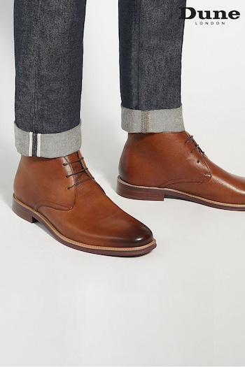 Dune London Natural Millers Comfort Sole Chukka Boots (AU4071) | £130