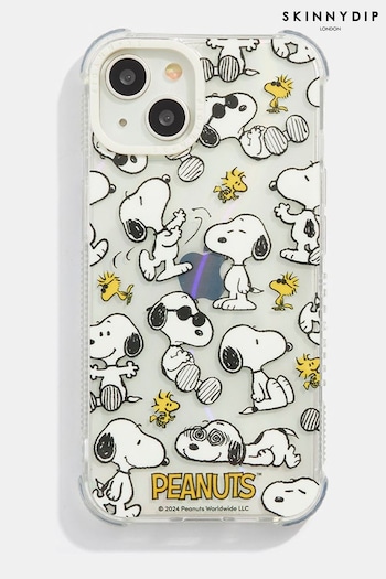 Skinnydip Yellow Snoopy Repeat Shock iPhone 16 Case (AU4545) | £24