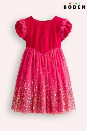 Boden Pink 100% Cotton Esther Tulle Party Dress (AU4772) | £59 - £65