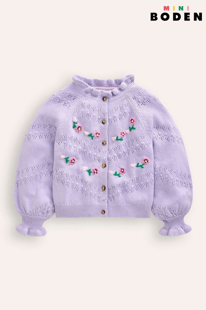 Buy Girls Cardigans Purple Knitwear Online Next UK