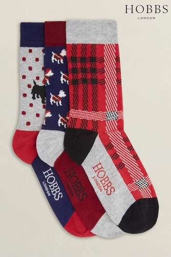 Hobbs Black Hobbs Westie Dog Socks Set (AU4919) | £25