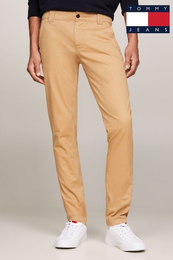 Tommy Jeans Brown Tjm Scanton Chino Trousers (AU5030) | £75