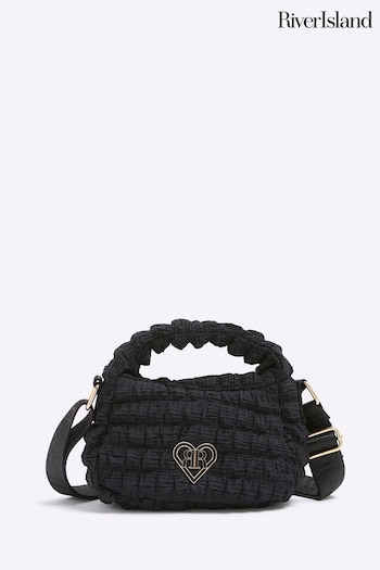 River Island Black Girls Nylon Scrunch Bag (AU5063) | £18