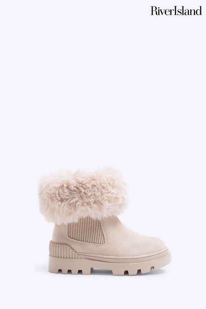 River island pink boots on sale