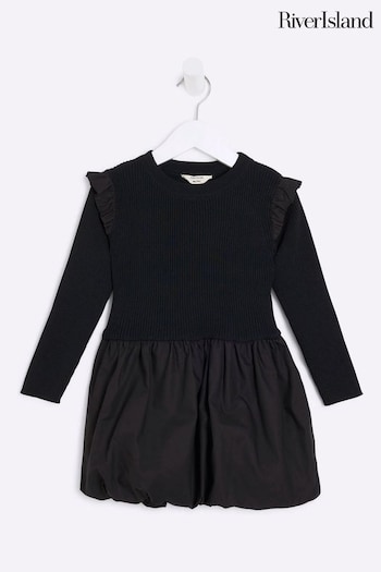 River Island Black Girls Puffball Dress (AU5177) | £26