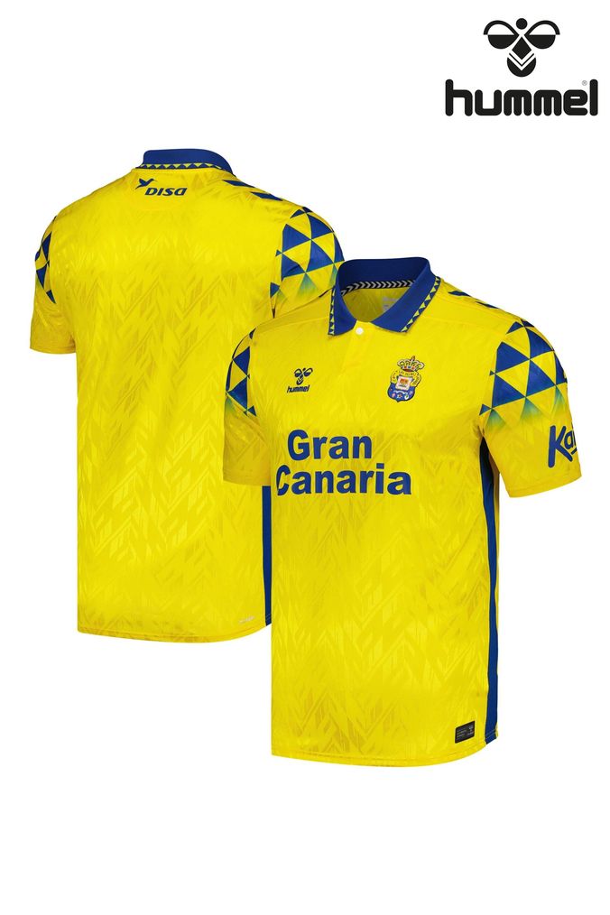 Buy Men s Football Shirts Short Sleeve Yellow Online Next UK