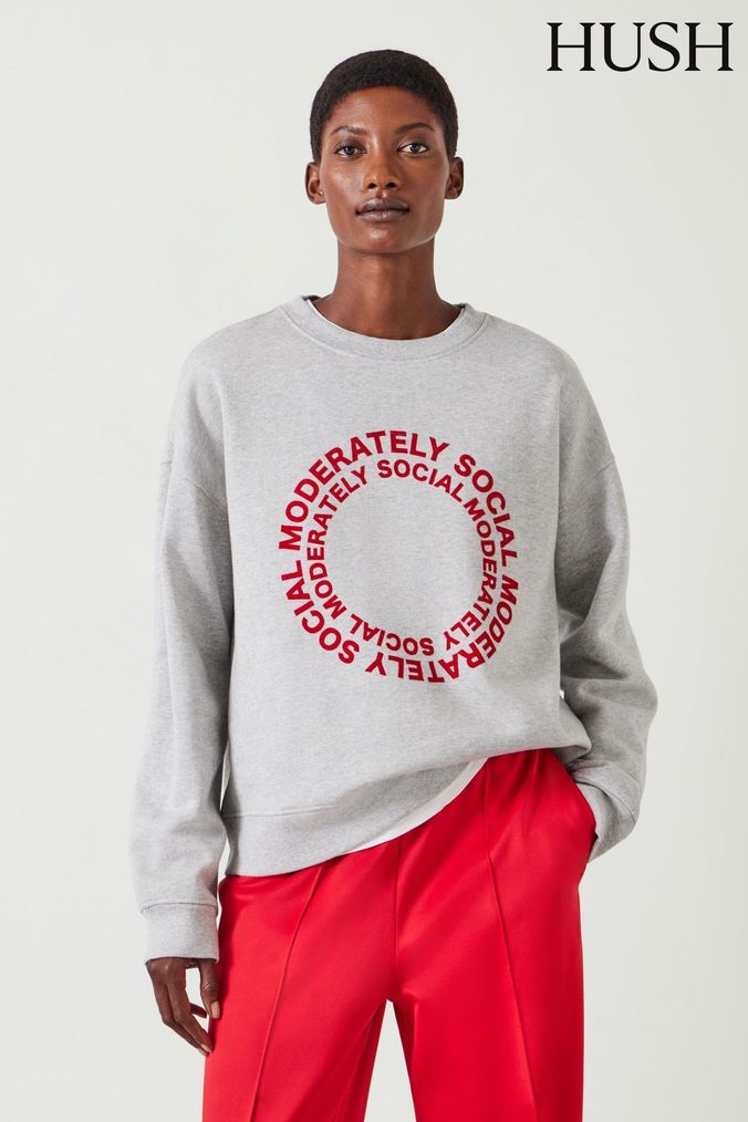 Hush lindsey relaxed sweatshirt clearance