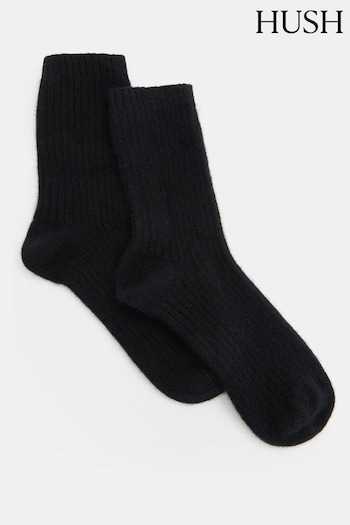 Hush Black Cashmere Socks 2 Pack (AU7011) | £45