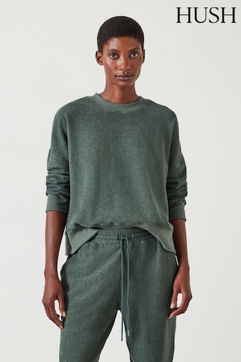 Hush Green Marley Relaxed Sweatshirt (AU7158) | £60