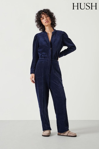 Hush Blue Joplin Jersey Jumpsuit (AU7565) | £110