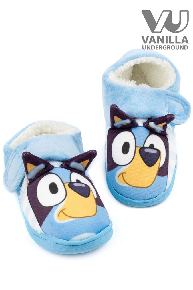 Boys Blue Night Slippers Boys Mule Slippers Next Official Site