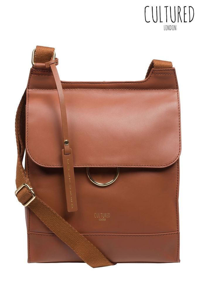 Women s Brown Leather Bags Brown Textured Leather Bags Next