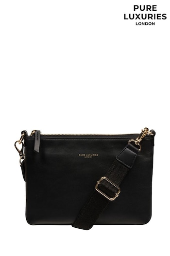 Pure Luxuries London Maria Leather Cross Body Bag (AU8541) | £49