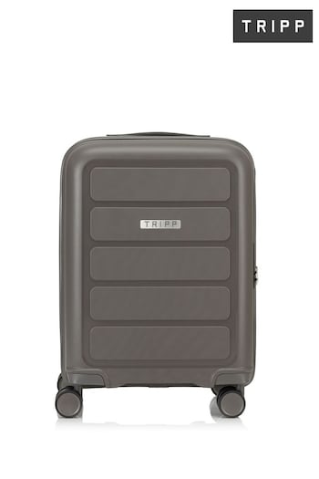 Tripp Grey Cabin Travel 4 Wheel Suitcase (AU8698) | £59