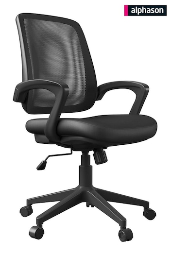 Alphason Black Marvin Office Chair (AU8764) | £140