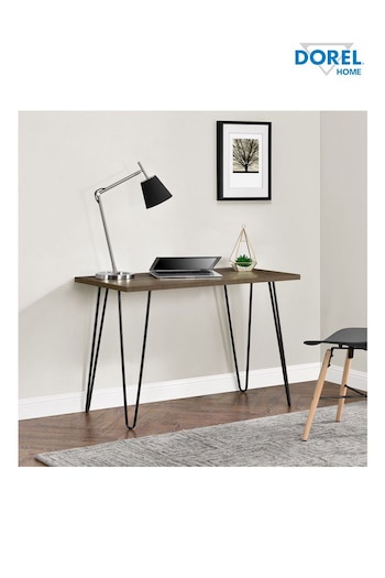 Dorel Home Walnut Owen Retro Office Desk (AU8769) | £90