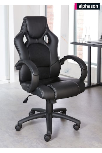 Alphason Black Daytona Office Chair (AU8869) | £185