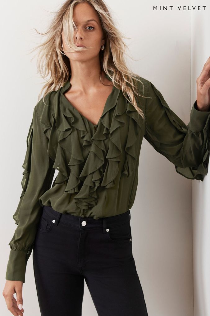 Mint velvet tops new in cheap