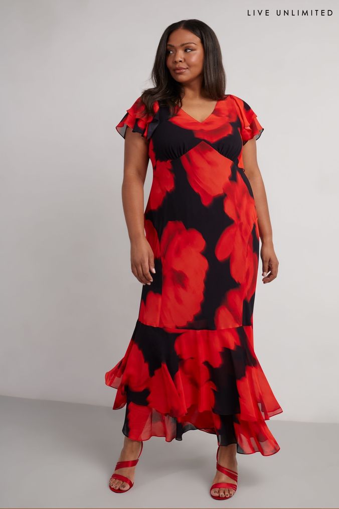 Lipsy petite elsa mesh maxi dress top