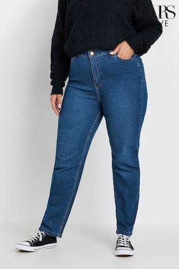 Yours Curve Blue Ruby Straight Leg Jeans (AU9514) | £31