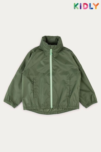 KIDLY Green Packaway Jacket (AU9600) | £28