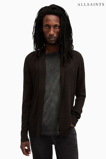 AllSaints Brown Mode Merino Open Cardigan (AV1241) | £95