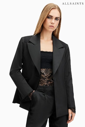 AllSaints Black Lacey Blazer (AV1306) | £299