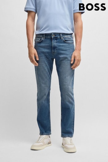 BOSS Blue Slim-Fit Comfort-Stretch Denim Jeans (AV1375) | £119