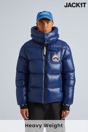 JACK1T Front Runner Slick Puffer Black Jacket (AV1464) | £345