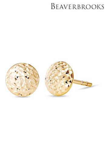 Beaverbrooks 9ct Yellow Gold Tone Stud Earrings (AV1554) | £145