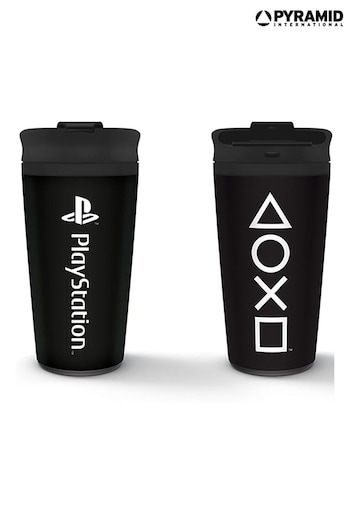 Pyramid International Black PlayStation Onyx Metal Travel Mug (AV2014) | £0