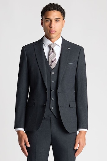 Remus Uomo Blue Tapered Fit Stretch Suit Jacket (AV2433) | £160