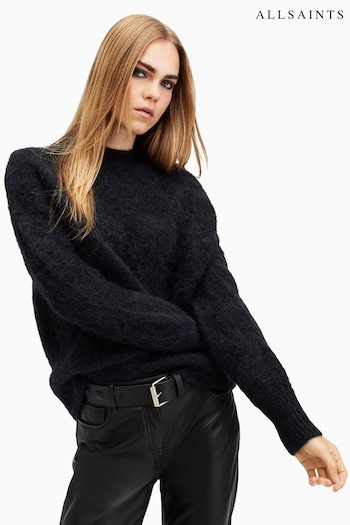 AllSaints Black Vortex Jumper (AV2576) | £169