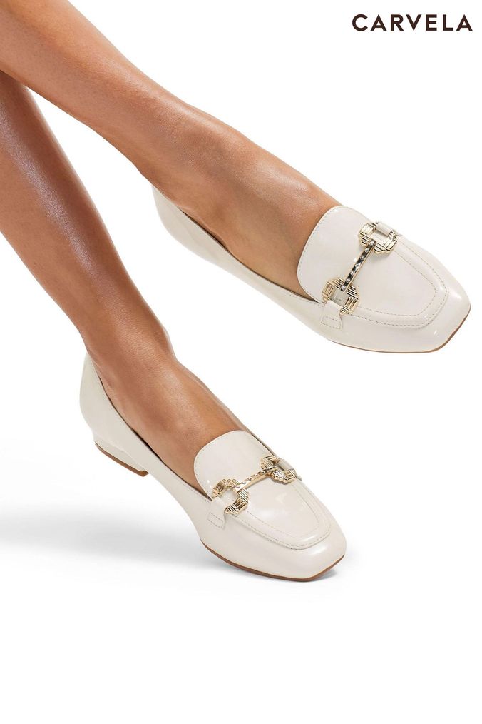Womens Cream Loafers Cream Loafer Shoes Next UK