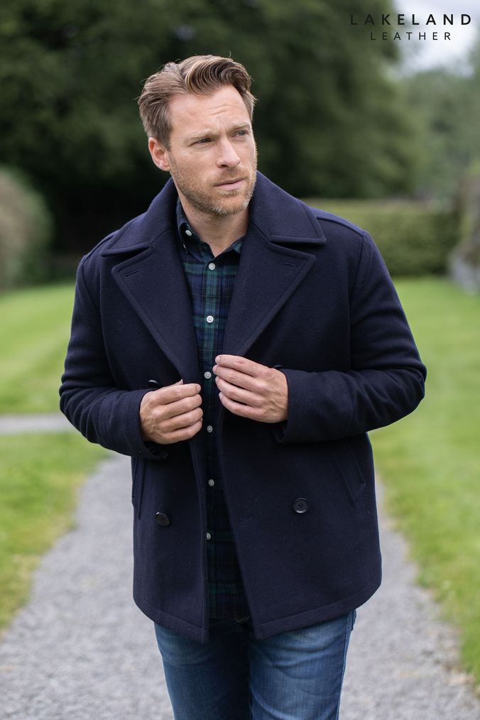 Next wool coat mens clearance